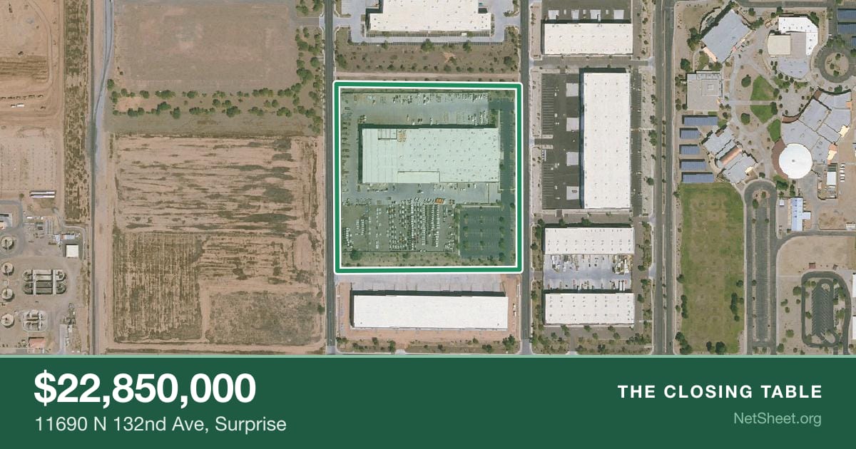 Aerial view of 11690 N 132nd Ave, Surprise