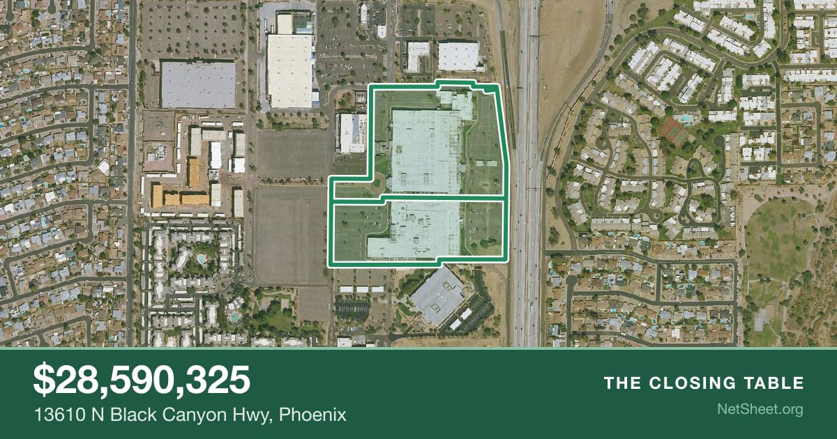 Aerial view of 13610 N Black Canyon Hwy, Phoenix