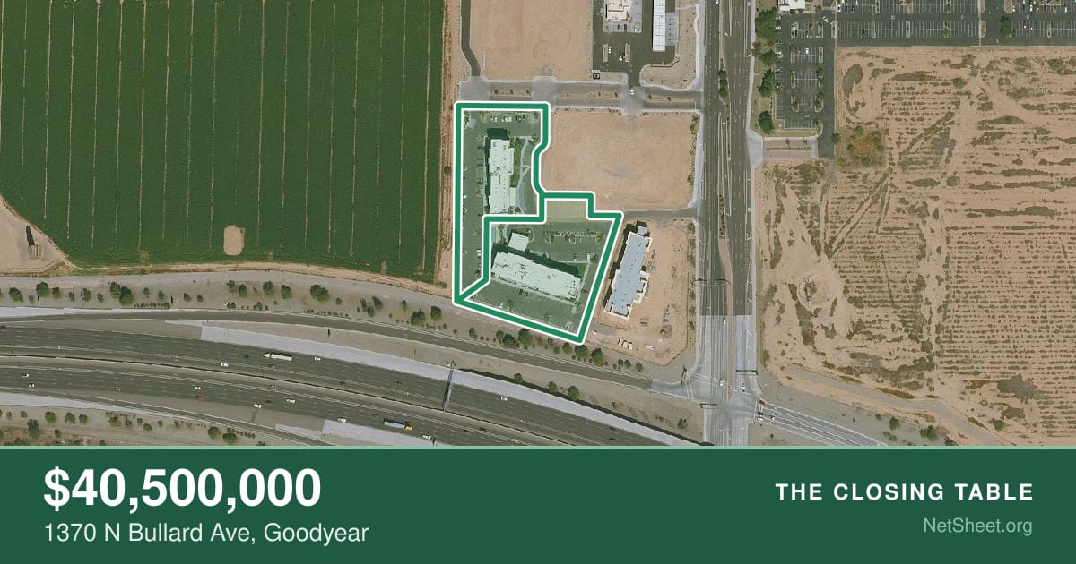 Aerial view of 1370 N Bullard Ave, Goodyear
