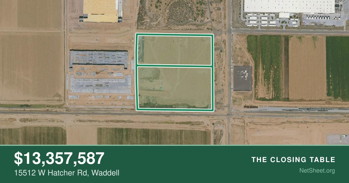 Aerial view of 15512 W Hatcher Rd, Waddell