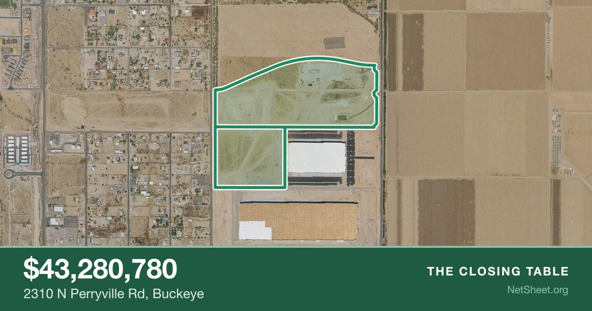 Aerial view of 2310 N Perryville Rd, Buckeye