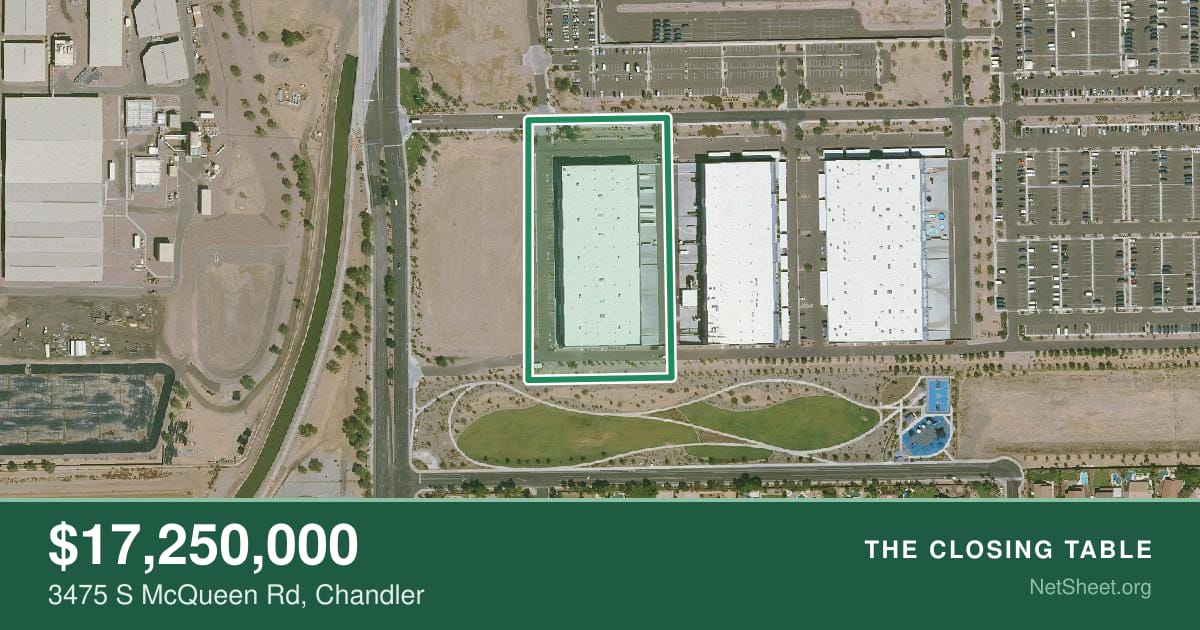 Aerial view of 3475 S McQueen Rd, Chandler
