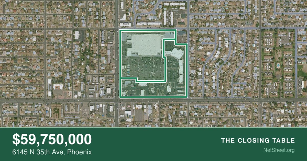 Aerial view of 6145 N 35th Ave, Phoenix