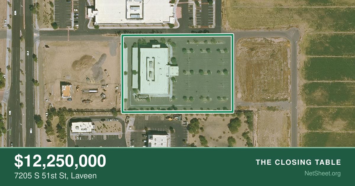 Aerial view of 7205 S 51st St, Laveen
