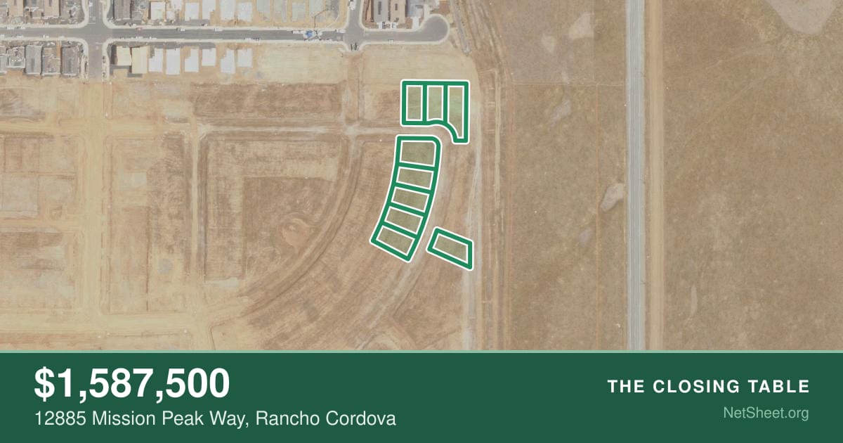 Aerial view of 12885 Mission Peak Way, Rancho Cordova