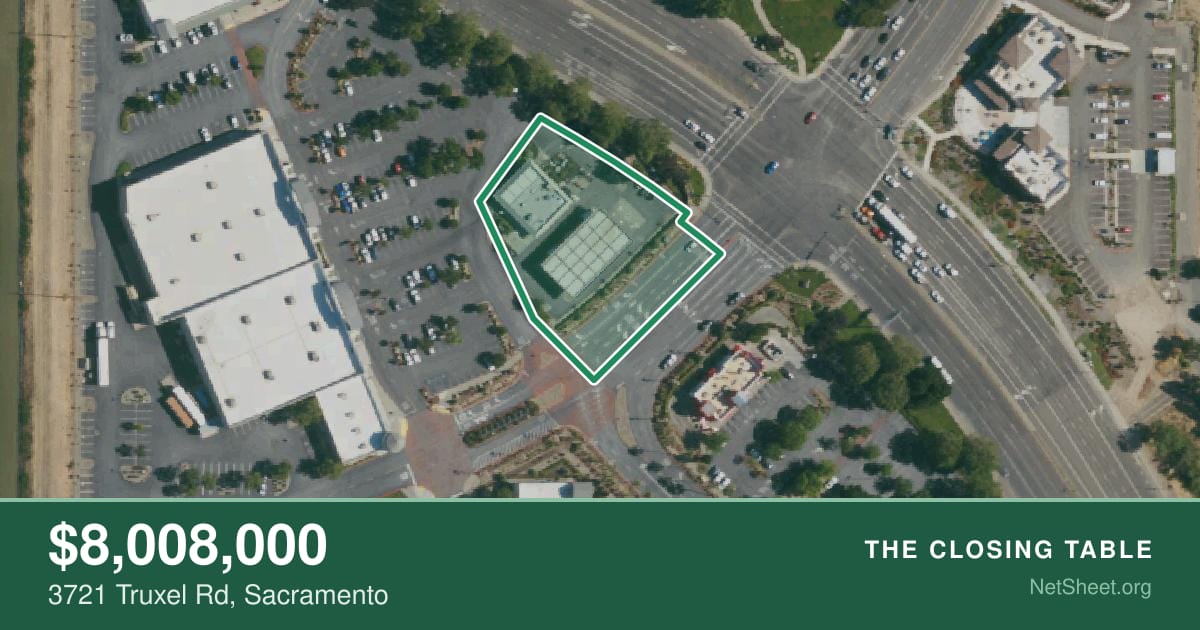 Aerial view of 3721 Truxel Rd, Sacramento