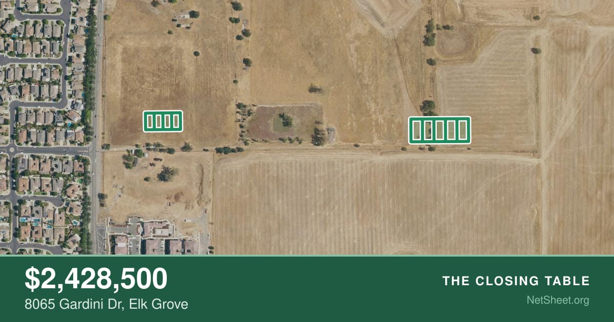 Aerial view of 8065 Gardini Dr, Elk Grove
