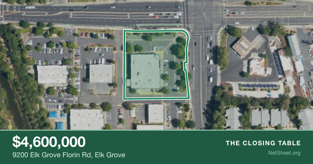 Aerial view of 9200 Elk Grove Florin Rd, Elk Grove