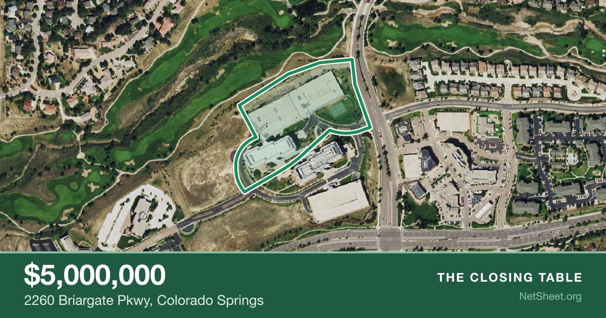 Aerial view of 2260 Briargate Pkwy, Colorado Springs