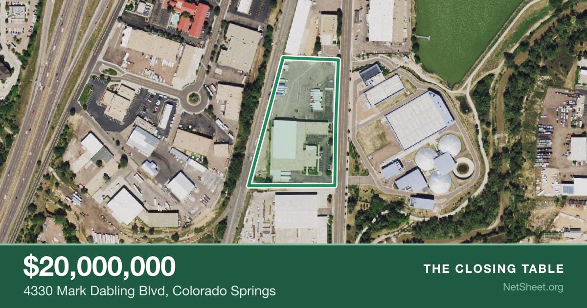 Aerial view of 4330 Mark Dabling Blvd, Colorado Springs