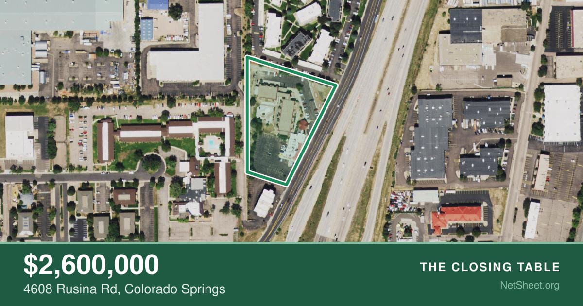 Aerial view of 4608 Rusina Rd, Colorado Springs