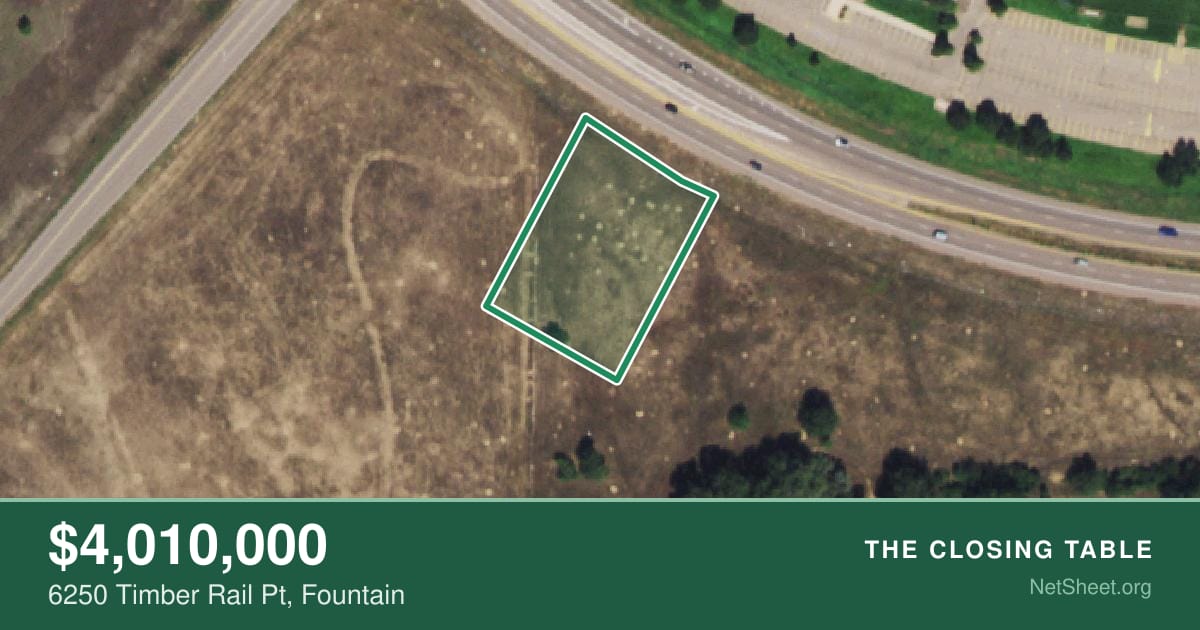 Aerial view of 6250 Timber Rail Pt, Fountain