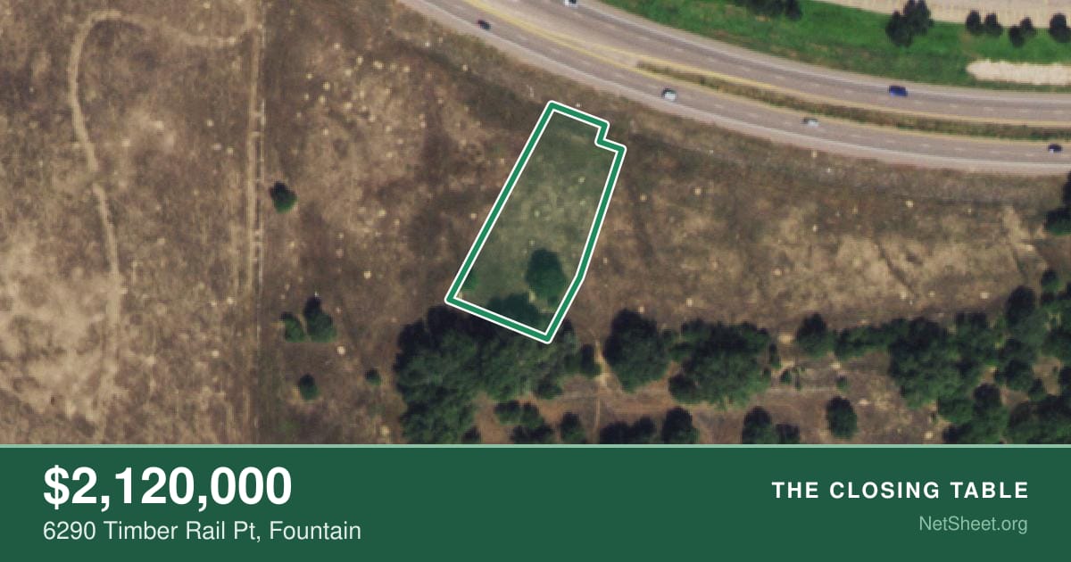 Aerial view of 6290 Timber Rail Pt, Fountain