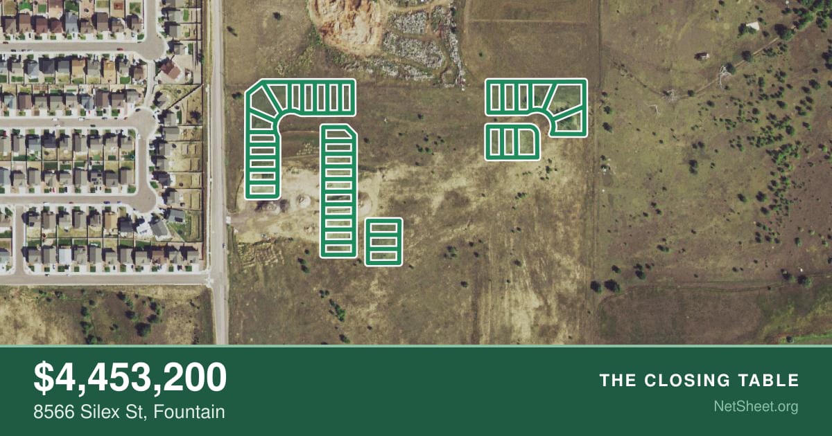 Aerial view of 8566 Silex St, Fountain