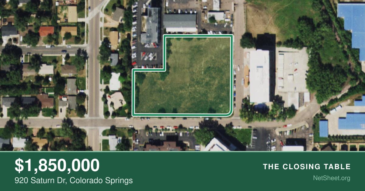 Aerial view of 920 Saturn Dr, Colorado Springs