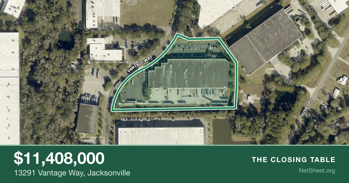 Aerial view of 13291 Vantage Way, Jacksonville