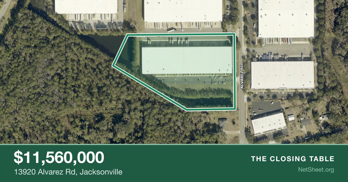 Aerial view of 13920 Alvarez Rd, Jacksonville