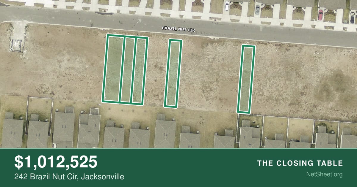 Aerial view of 242 Brazil Nut Cir, Jacksonville