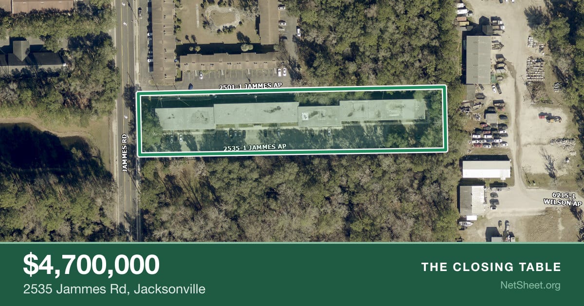 Aerial view of 2535 Jammes Rd, Jacksonville