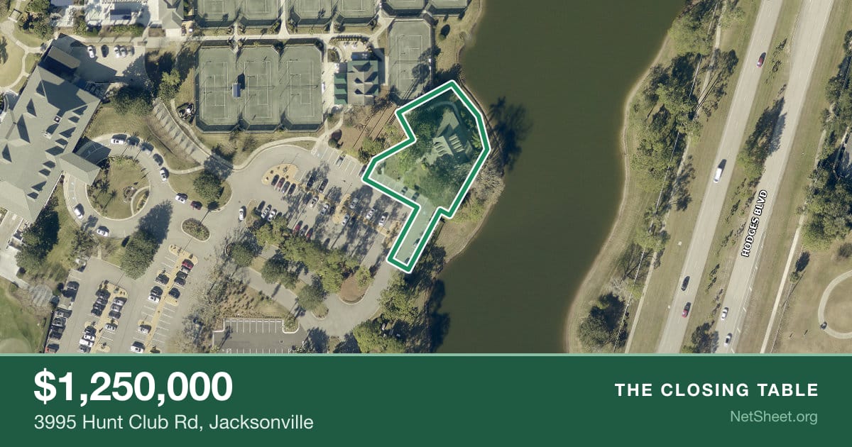 Aerial view of 3995 Hunt Club Rd, Jacksonville