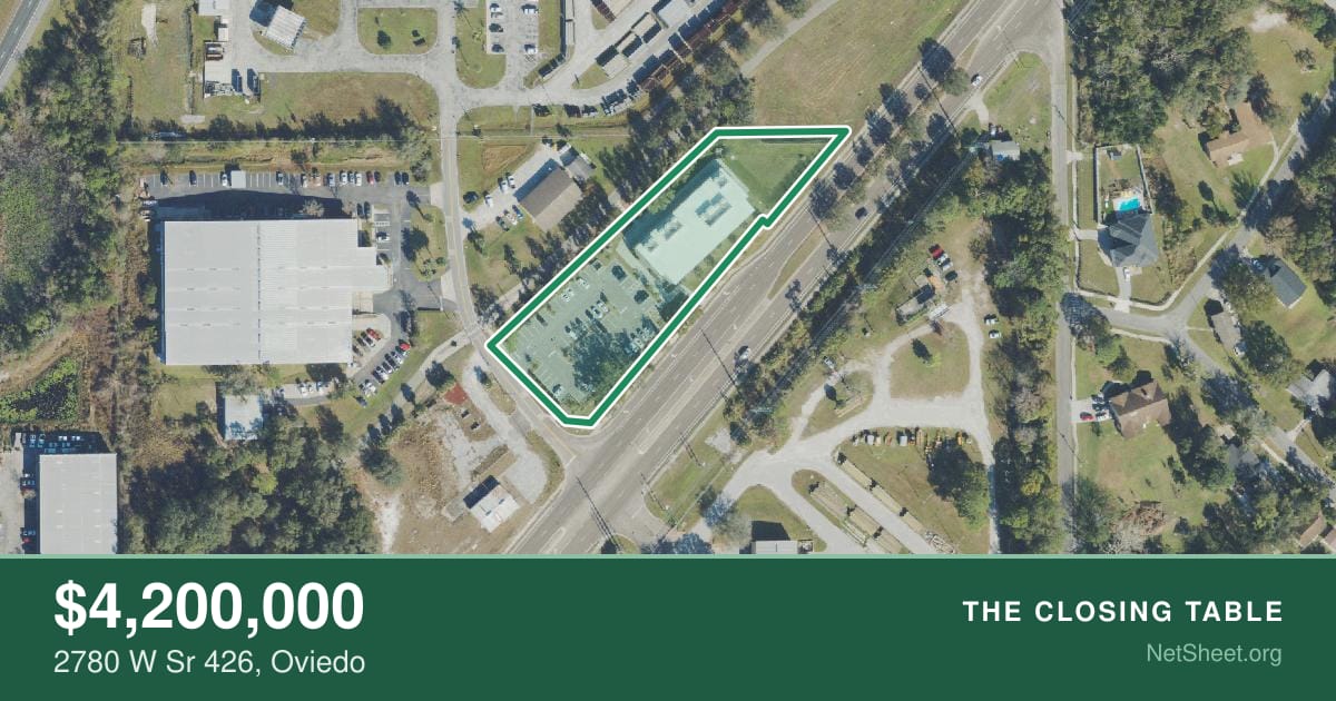 Aerial view of 2780 W Sr 426, Oviedo