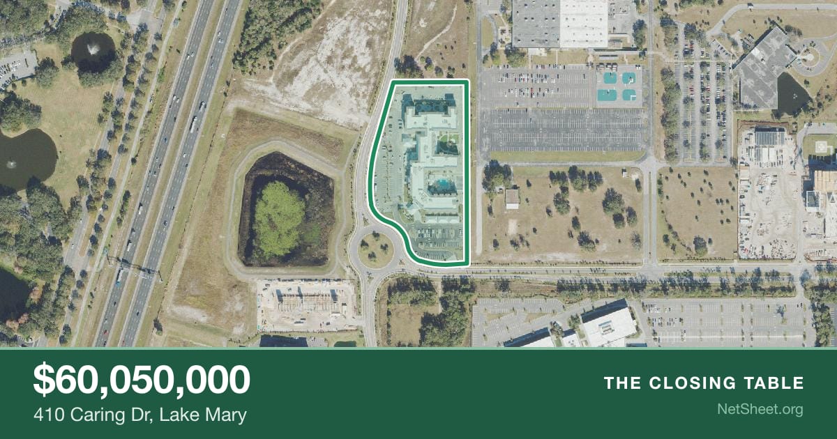 Aerial view of 410 Caring Dr, Lake Mary