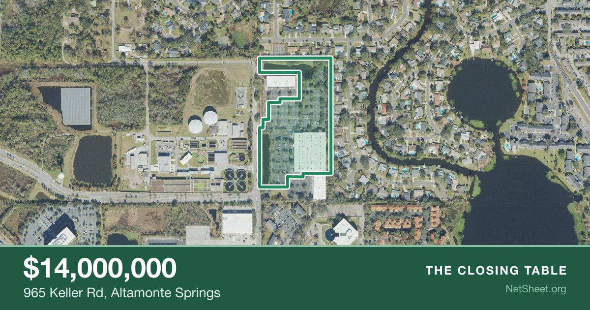 Aerial view of 965 Keller Rd, Altamonte Springs