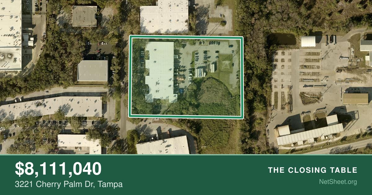 Aerial view of 3221 Cherry Palm Dr, Tampa