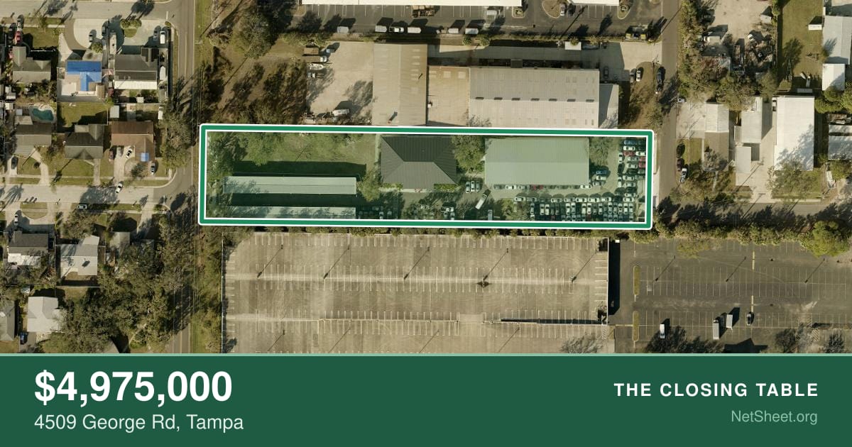Aerial view of 4509 George Rd, Tampa
