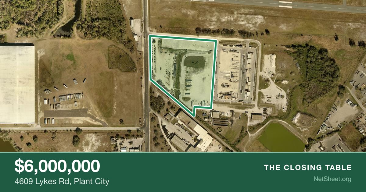 Aerial view of 4609 Lykes Rd, Plant City