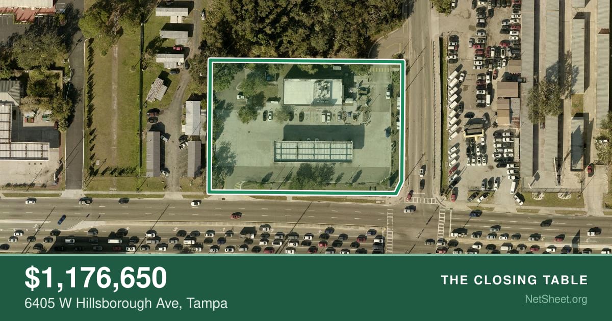 Aerial view of 6405 W Hillsborough Ave, Tampa