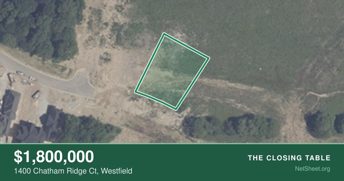 Aerial view of 1400 Chatham Ridge Ct, Westfield