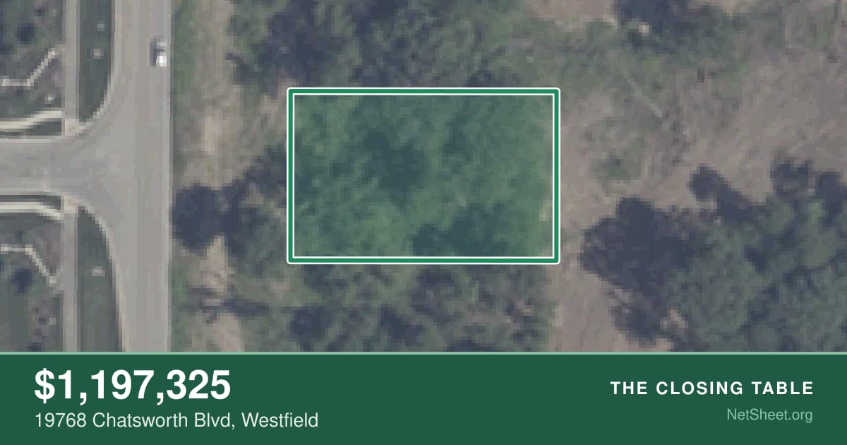 Aerial view of 19768 Chatsworth Blvd, Westfield