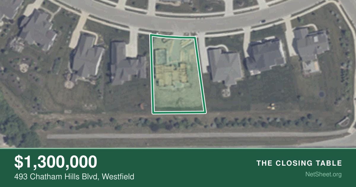 Aerial view of 493 Chatham Hills Blvd, Westfield
