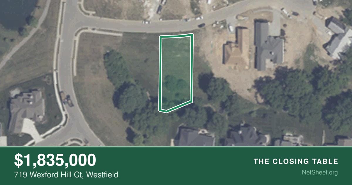 Aerial view of 719 Wexford Hill Ct, Westfield