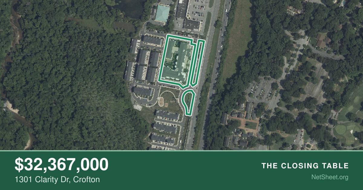 Aerial view of 1301 Clarity Dr, Crofton