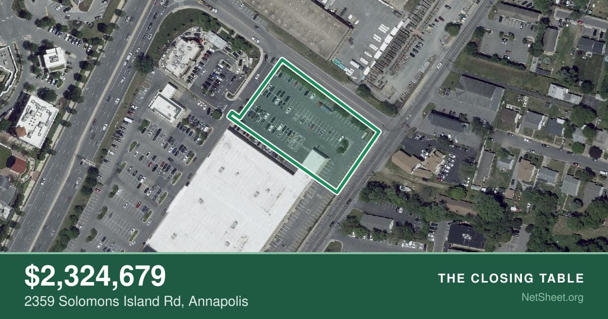 Aerial view of 2359 Solomons Island Rd, Annapolis