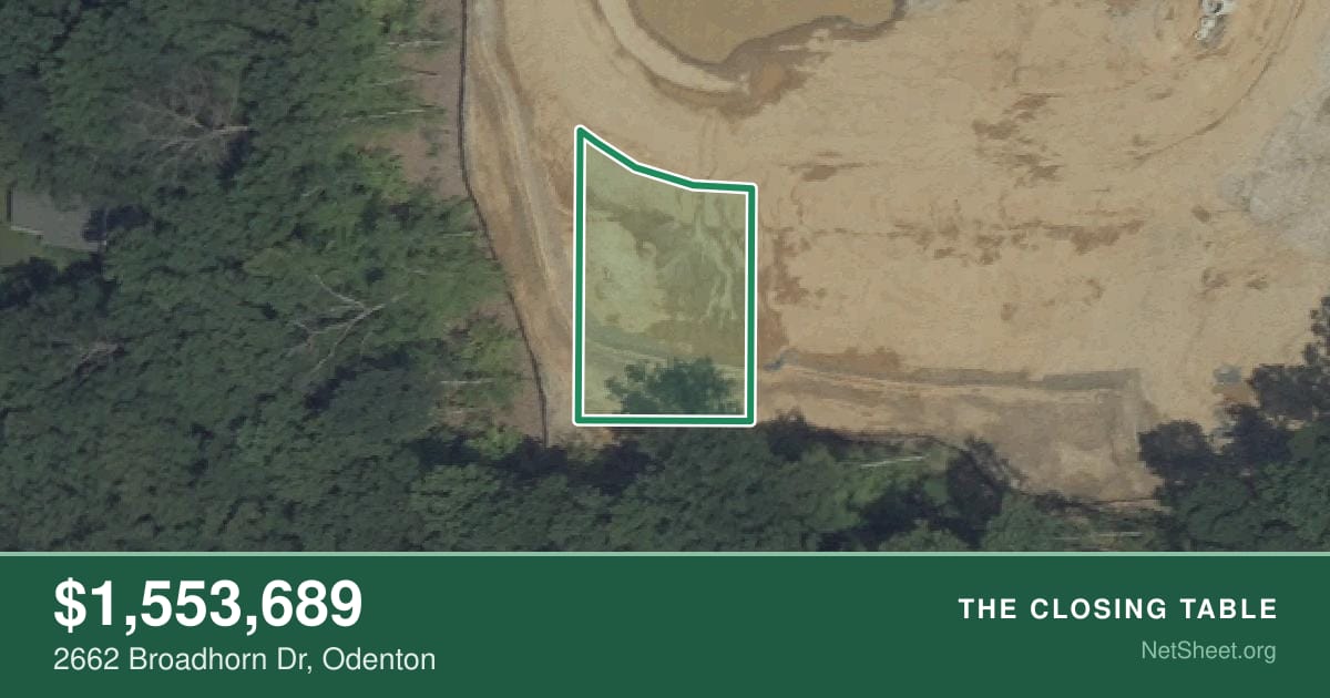 Aerial view of 2662 Broadhorn Dr, Odenton