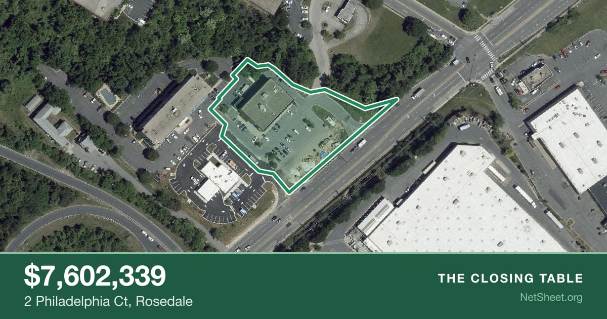 Aerial view of 2 Philadelphia Ct, Rosedale