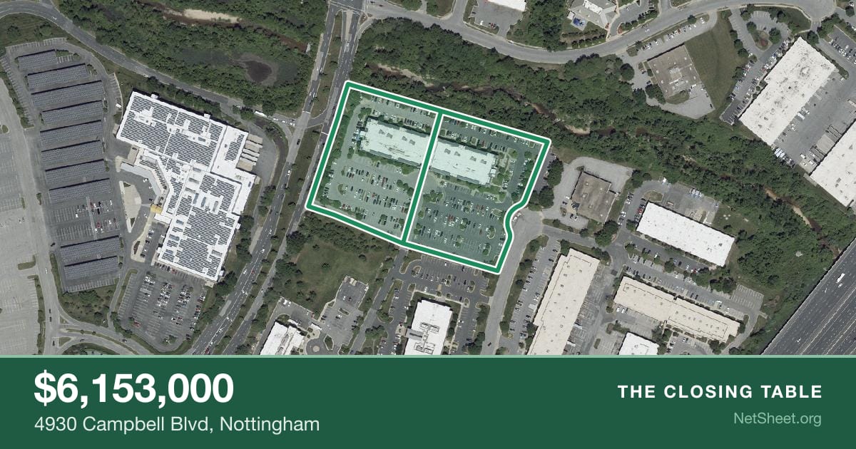 Aerial view of 4930 Campbell Blvd, Nottingham
