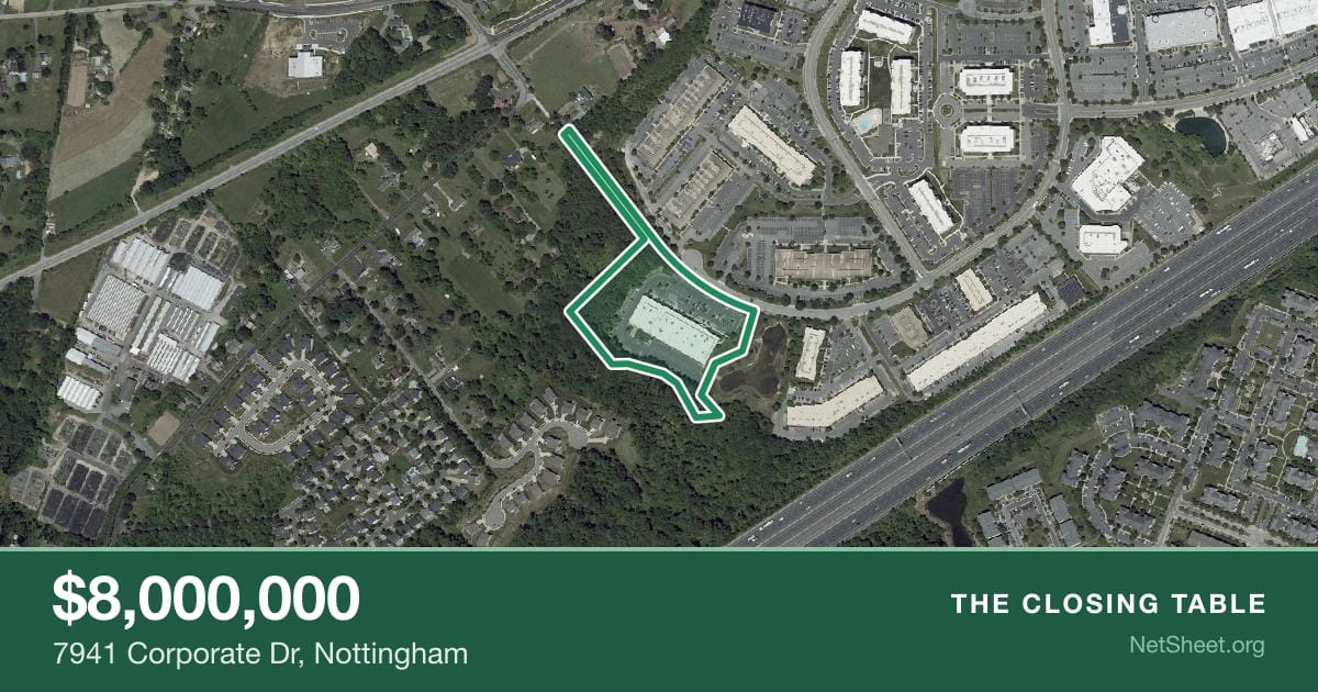 Aerial view of 7941 Corporate Dr, Nottingham