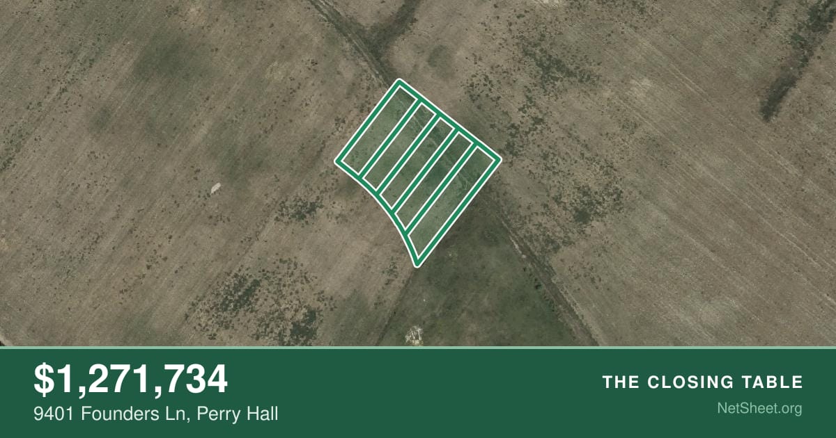 Aerial view of 9401 Founders Ln, Perry Hall