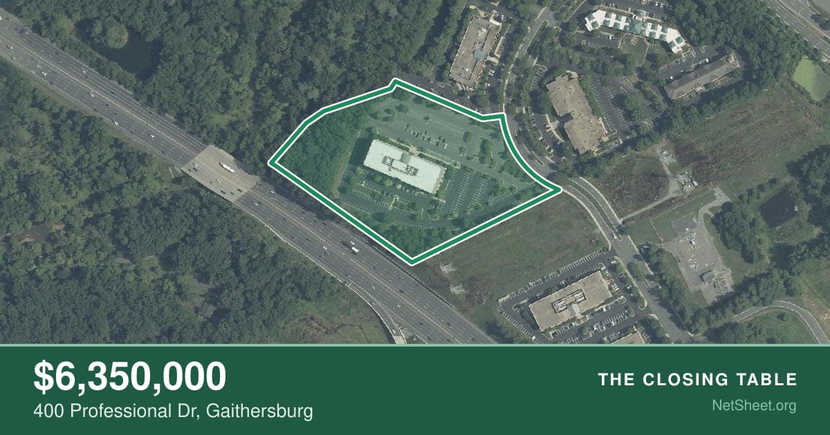 Aerial view of 400 Professional Dr, Gaithersburg
