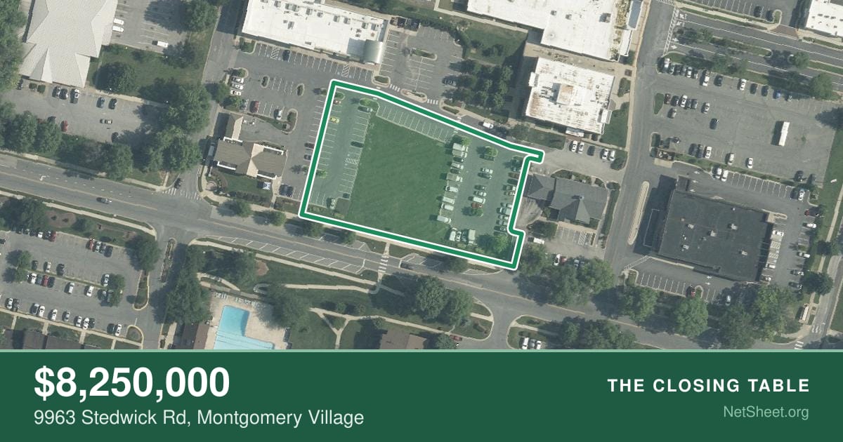 Aerial view of 9963 Stedwick Rd, Montgomery Village