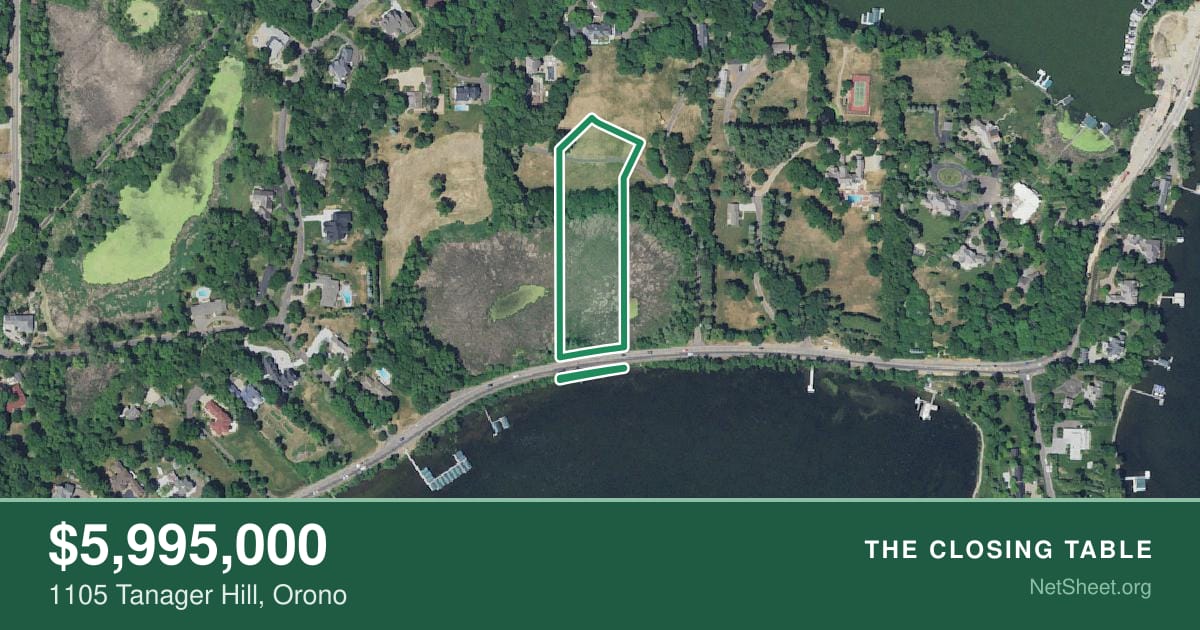 Aerial view of 1105 Tanager Hill, Orono