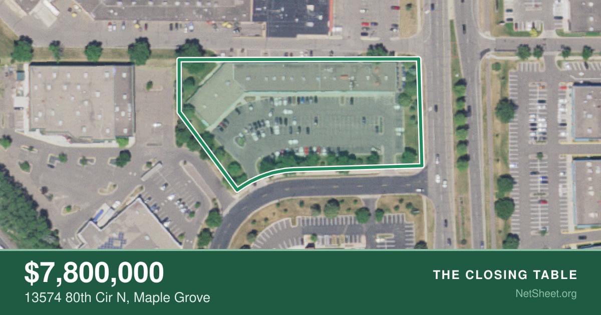 Aerial view of 13574 80th Cir N, Maple Grove