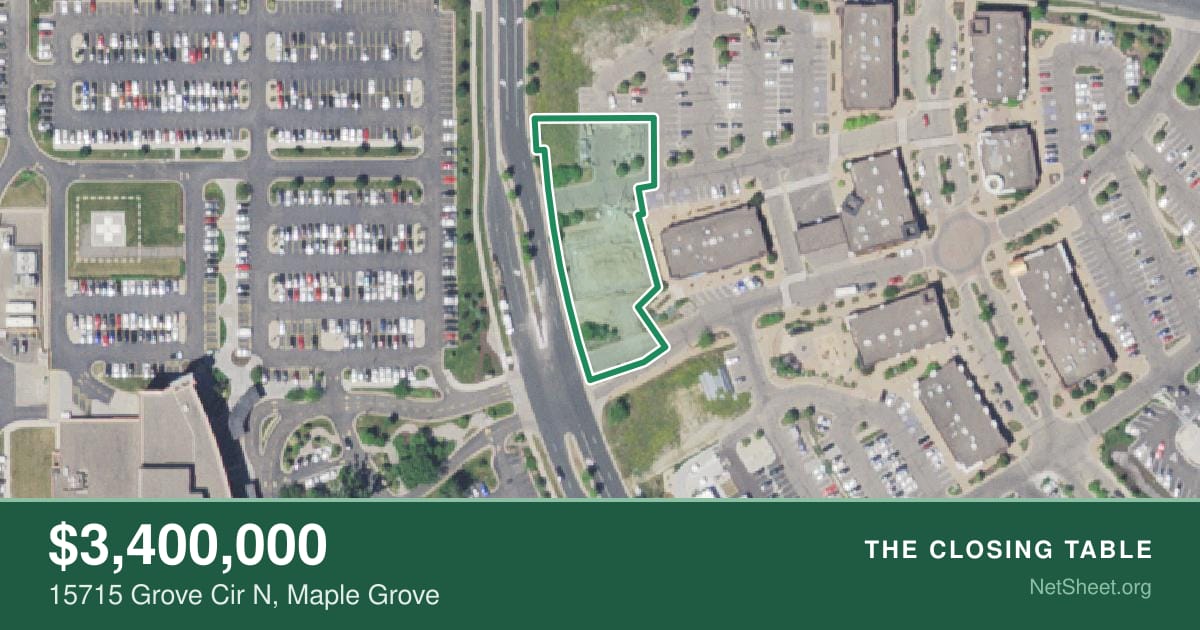 Aerial view of 15715 Grove Cir N, Maple Grove