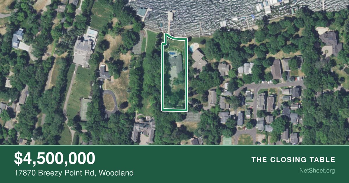 Aerial view of 17870 Breezy Point Rd, Woodland