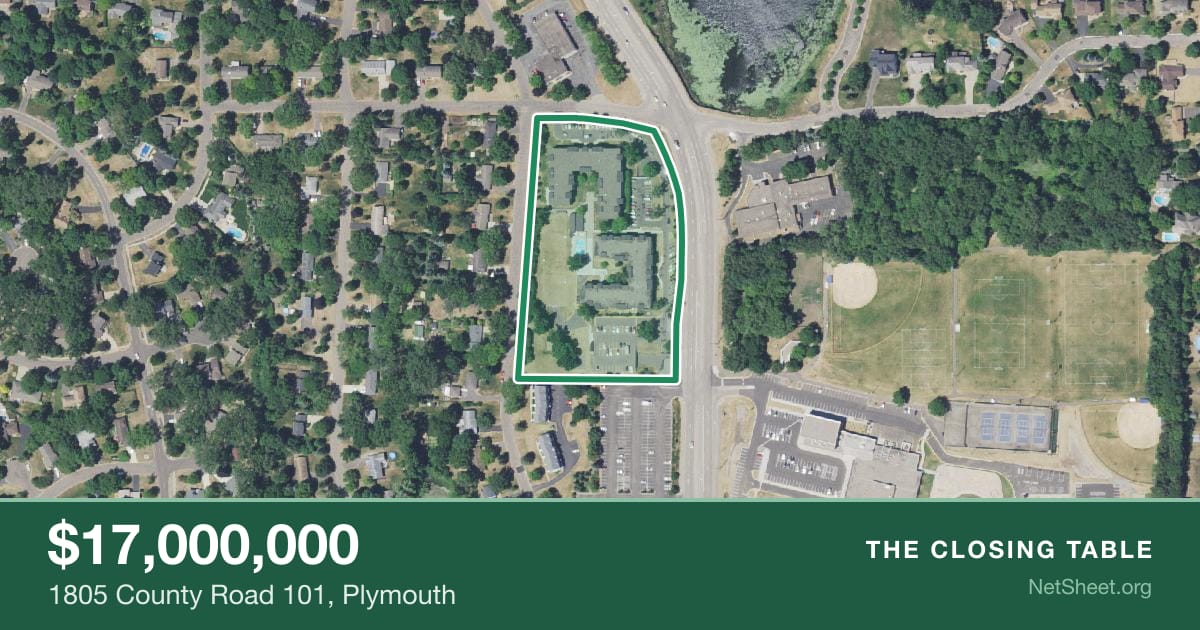 Aerial view of 1805 County Road 101, Plymouth