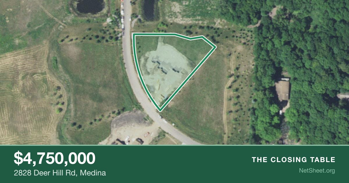 Aerial view of 2828 Deer Hill Rd, Medina